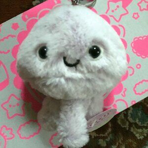 Blippo Brand Plush Jellyfish Keychain